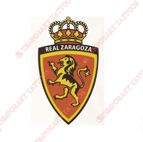 Real Zaragoza Customize Temporary Tattoos Stickers NO.8454